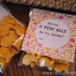 Goldfish Crackers Valentines with Printable