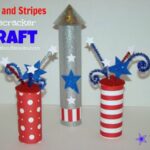 Stars and Stripes Firecracker Craft for Kids