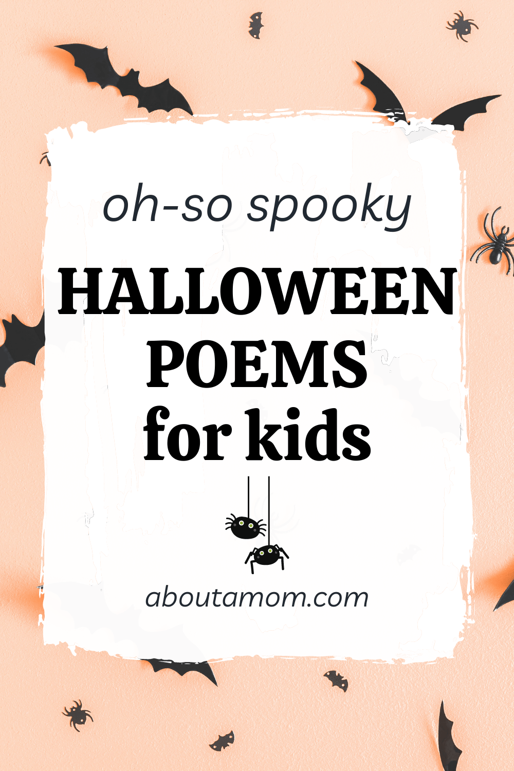 The best Halloween poems for kids of all ages - featuring bats, pumpkins, goblins and spooks. Help kids get into the Halloween spirit and be creative with some frightful Halloween poetry!