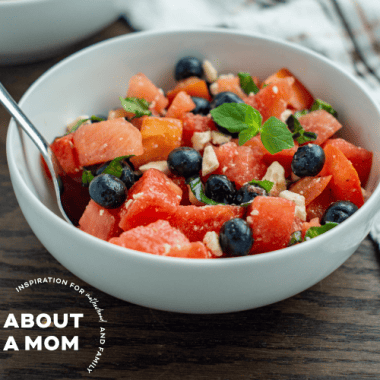 Tomato Watermelon & Blueberry Salad