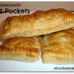 homemade hot pockets with chicken, broccoli and cheese