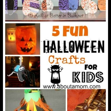 Keep children busy this October with these 5 fun Halloween crafts for kids.