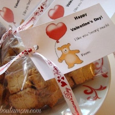 Beary Much Valentine's Day Treat Bags with Printable