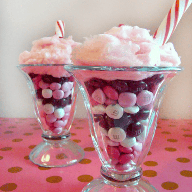 This Candy Milk Shake is a sweet and whimsy Valentine's Day treat.