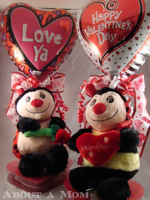 DIY Valentine Candy and  Balloon Arragement