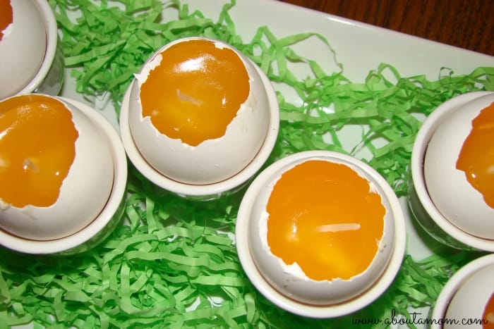 Egg Shell Candles - Easter Centerpiece