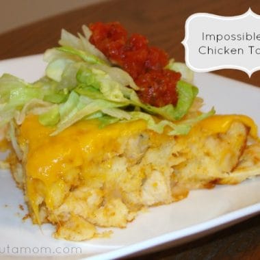 Impossible Easy Chicken Taco Pie