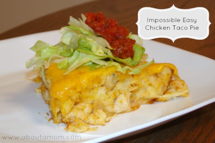Impossible Easy Chicken Taco Pie Recipe