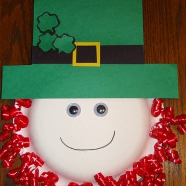 Leprechaun Paper Plate Craft for Kids