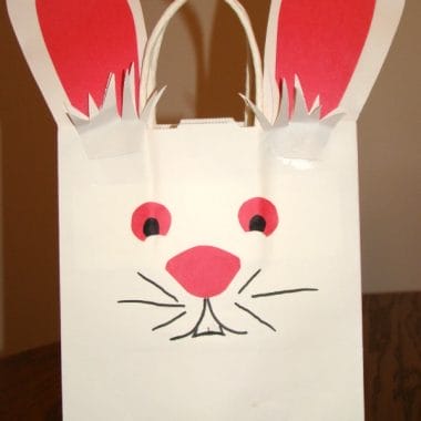 Last Minute Easter Craft :: Easter Bunny Bag