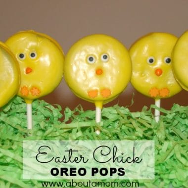 These Easter Chick OREO Pops are sweet Easter treat. It is a fun to make, and simple springtime or Easter dessert that that the kids will love.