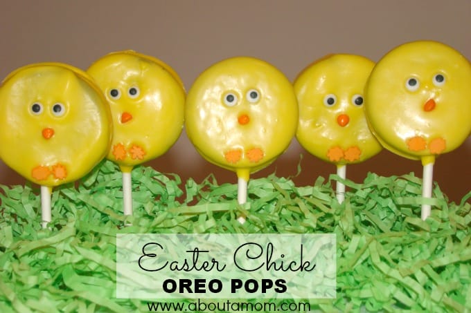 Easter Chick Oreo Pops