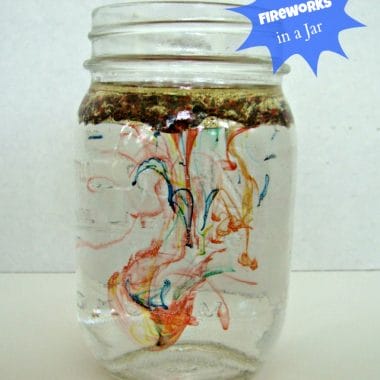 Science Fun for Kids: Fireworks in a Jar