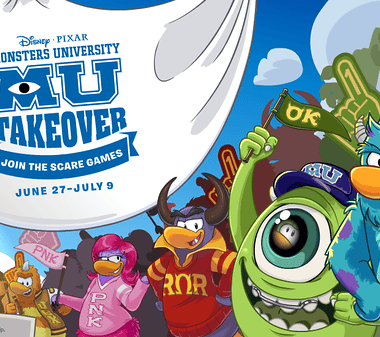 Monsters University Takeover Event at Disney's Club Penguin