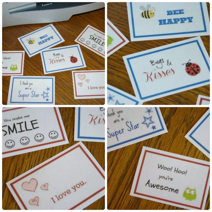 Free Lunchbox Notes Printable