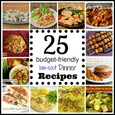 25 Budget Friendly Dinner Recipes