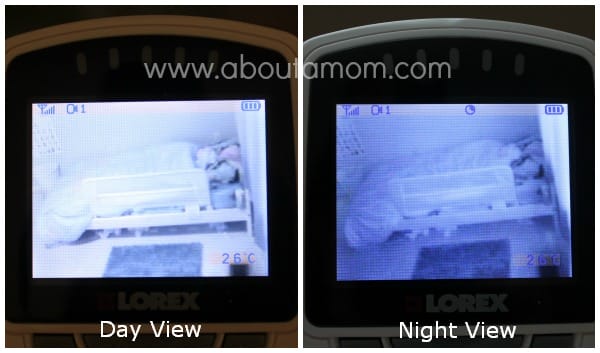 LOREX Baby Monitor Day and Night Views
