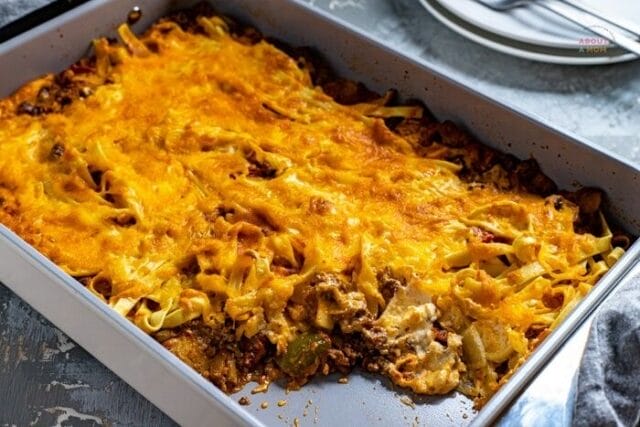 Best-Ever Beef Noodle Casserole - About a Mom