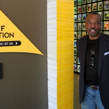 LeVar Burton at National Geographic Headquarters for Reading Rainbow app
