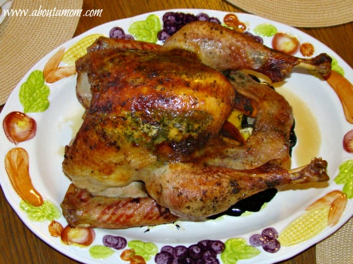Citrus and Herb Turkey is incredibly moist and flavorful and perfect for your Thanksgiving dinner. If you're looking for a turkey preparation that is a little bit different while still being traditional, this citrus and herb turkey recipe with a lemon-garlic gravy is for you.
