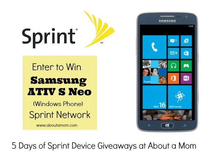 Win a Samsung ATIV S Neo (windows device) from Sprint