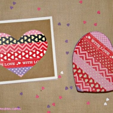 2 Fun and Easy Washi Tape Valentines' Day Crafts