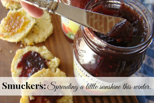 Savory Herb Buttermilk Biscuits with Smucker's Naturals Fruit Spreads