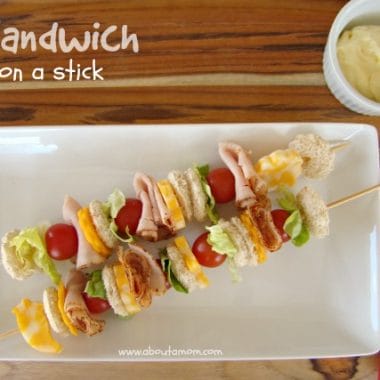 Fun Sandwich Ideas for Kids - Sandwich on a Stick