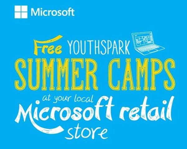 Microsoft Store Summer Camps for Kids