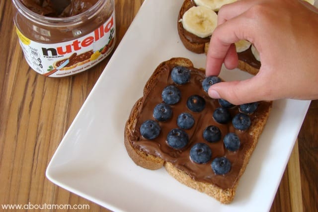 Spread the Happy - Nutella and Fruit Toast