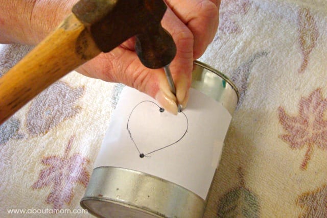 How to Make Tin Can Lanterns