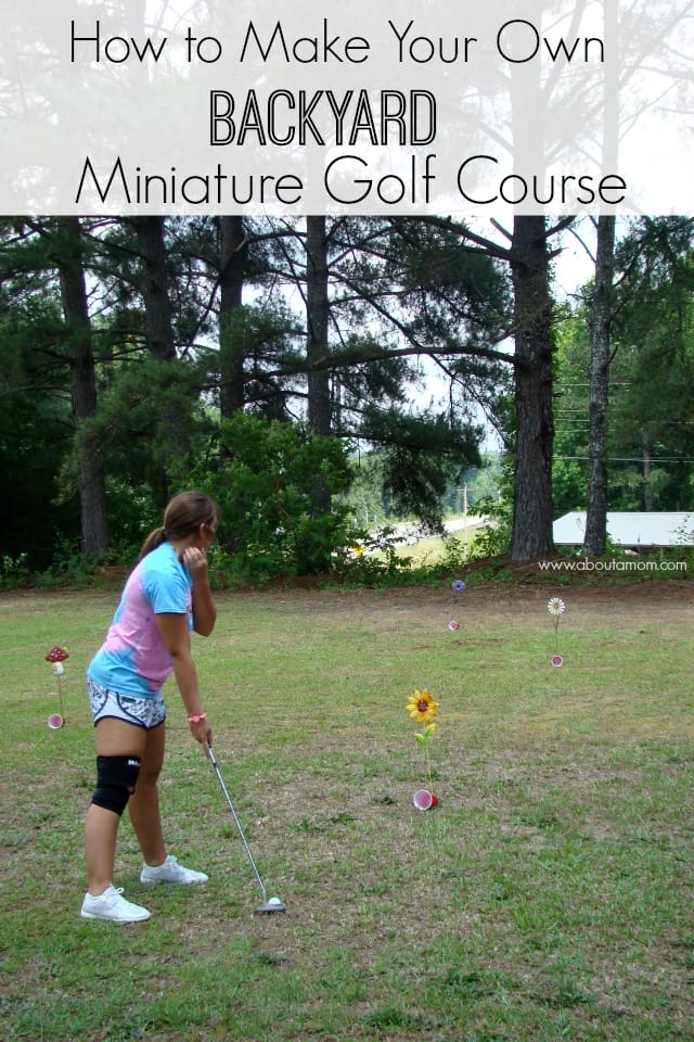 How to Make Your Own Backyard Miniature Golf Course