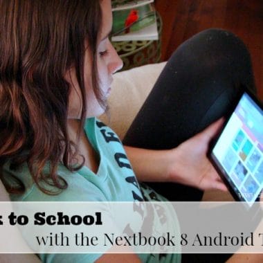 Back to School with the Nextbook 8 Android Tablet