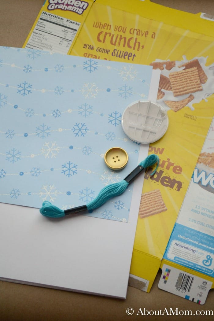 Disney's Frozen Themed DIY Cereal Box Notebook