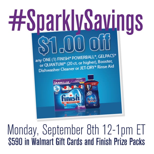Join the #SparklySavings Twitter Party on 9/8