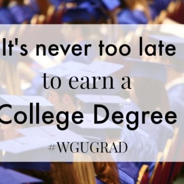 It's Never Too Late to Earn Your College Degree