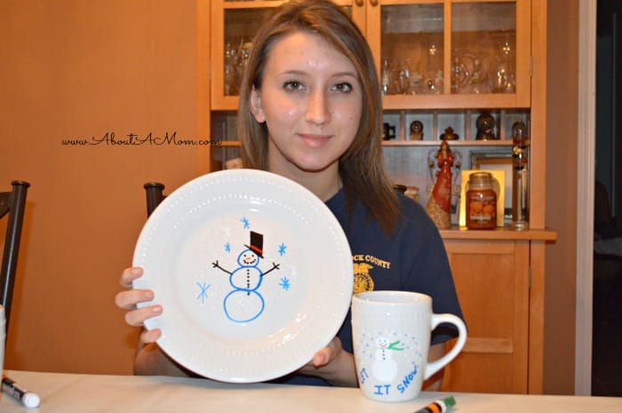 DIY Santa Cookie Plate and Painted Mug