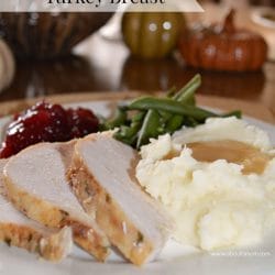 How to cook a turkey in the slow cooker. Turkey isn't just for Thanksgiving. Use this slow cooker turkey breast recipe to enjoy turkey any time of the year.
