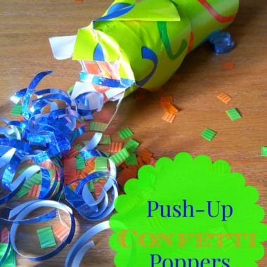 DIY Push Up Confetti Poppers at About A Mom