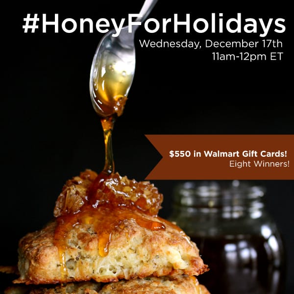 RSVP for the #HoneyForHolidays Twitter Party