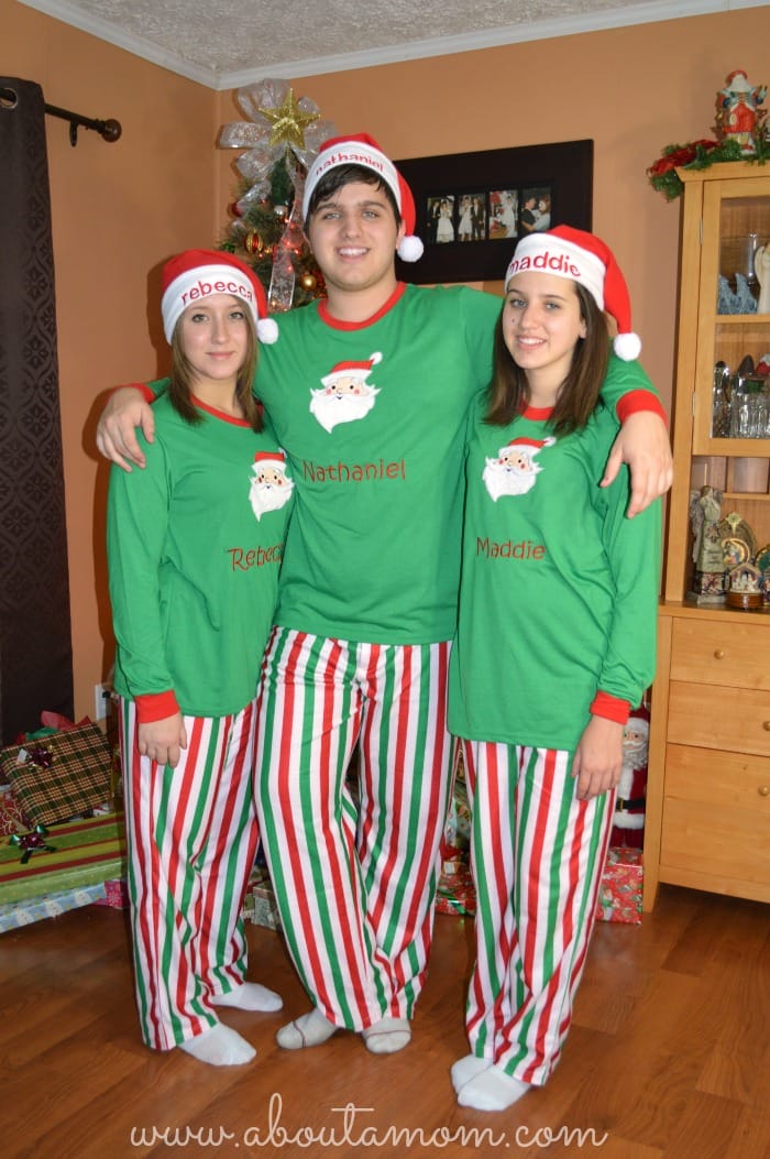 Personalized Christmas Pajamas for Teens from Chasing Fireflies