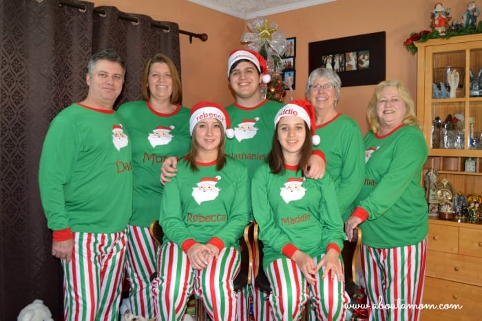 Personalized Christmas Pajamas for the Family from Chasing Fireflies
