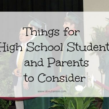Graduationg from High School - Things for High School Students and Parents to Consider