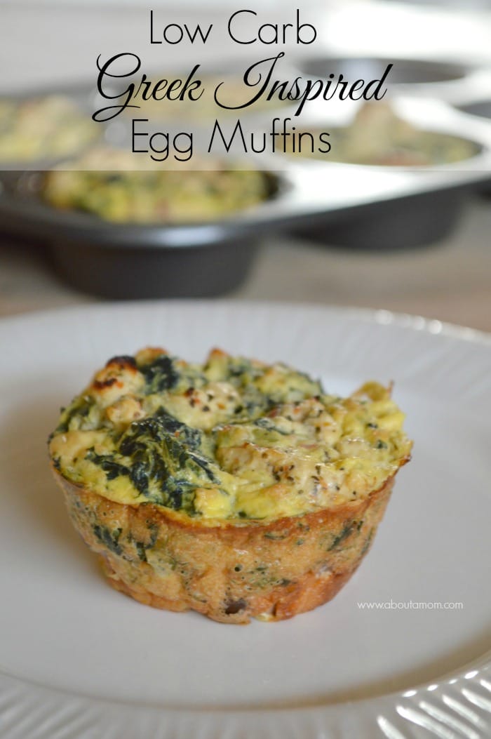 Greek Inspired Low Carb Egg Muffins