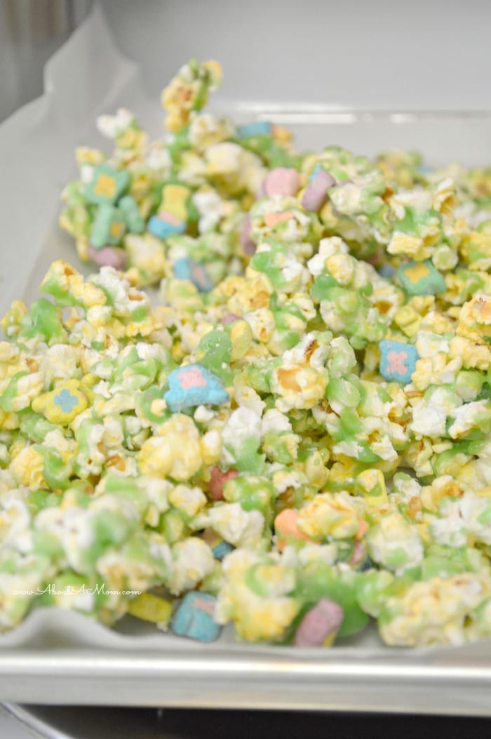 Magically Delicious Lucky Charms Popcorn is such a fun St. Patrick's Day treat!