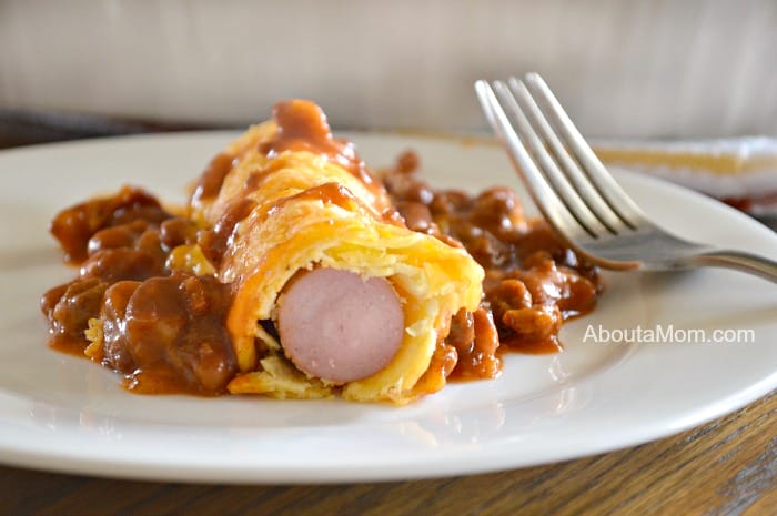 This 4-Ingredient Chili Dog Casserole recipe is a fun and delicious twist on an old classic!