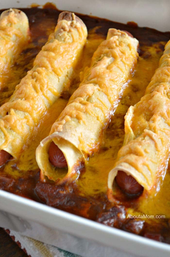 4-Ingredient Chili Dog Casserole is a fun twist on an old classic!