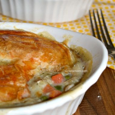 There's nothing more comforting than this chicken pot pie recipe for two. This simple yet delicious recipe can easily be doubled or tripled for more people.