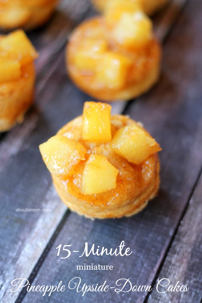 Sometimes you just need a simple, no-fuss dessert. This Mini Pineapple Upside Down Cakes recipe can be prepared in as little as 15 minutes.