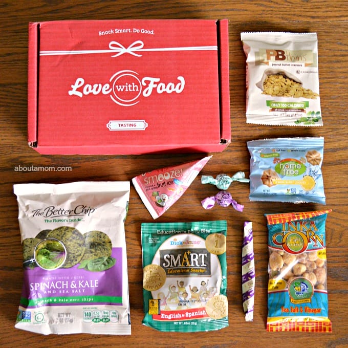 Love With Food is a healthy snack subscription box that helps you discover a variety of organic and all-natural snacks, delivered to your door every month. For every box sold, a meal is donated to a hungry child.